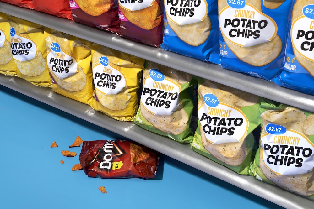 Walmart recortó espacio en los estantes de Frito-Lay, los aperitivos salados de PepsiCo, cuando los precios no bajaron. Foto Ilustración: Margeaux Walter/Bloomberg Walmart recortó espacio en los estantes de Frito-Lay, los aperitivos salados de PepsiCo, cuando los precios no bajaron. Foto Ilustración: Margeaux Walter/Bloomberg