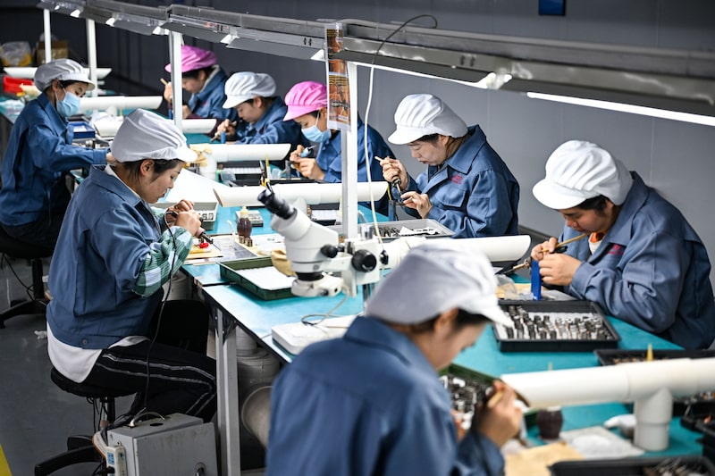 Meta de crescimento permanece acima do ganho médio anual de 4,17% que o governo considera necessário na próxima década para dobrar o PIB per capita entre 2020 e 2035 (Foto: Qu Honglun/China News Service/VCG/Getty Images) Meta de crescimento permanece acima do ganho médio anual de 4,17% que o governo considera necessário na próxima década para dobrar o PIB per capita entre 2020 e 2035 (Foto: Qu Honglun/China News Service/VCG/Getty Images)