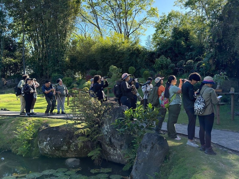 El Centroamérica Big Day promovió el avistamiento de aves como un segmento especializado del turismo de naturaleza , el 14 de marzo de 2026. El Centroamérica Big Day promovió el avistamiento de aves como un segmento especializado del turismo de naturaleza , el 14 de marzo de 2026.