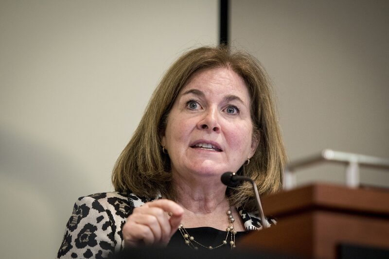 Federal Reserve Bank of Kansas City's president Esther George says the rate-hike debate must include balance sheet Federal Reserve Bank of Kansas City's president Esther George says the rate-hike debate must include balance sheet