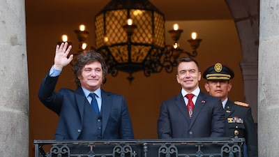 Los seis acuerdos que Milei y Noboa firmaron en Quito: de energía nuclear a ciberdefensa Los seis acuerdos que Milei y Noboa firmaron en Quito: de energía nuclear a ciberdefensa