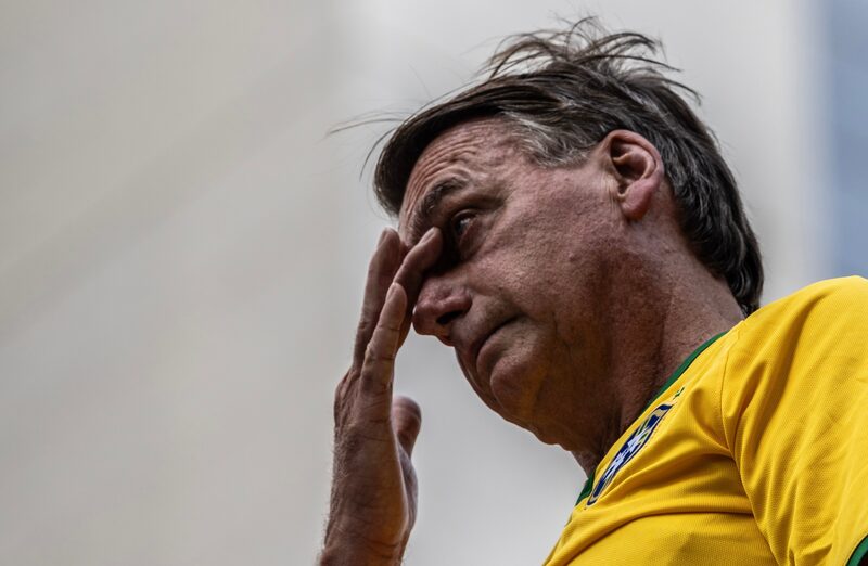 La policía federal de Brasil acusó al ex presidente Jair Bolsonaro en una investigación sobre la supuesta alteración de los registros de vacunación Covid-19. La policía federal de Brasil acusó al ex presidente Jair Bolsonaro en una investigación sobre la supuesta alteración de los registros de vacunación Covid-19.
