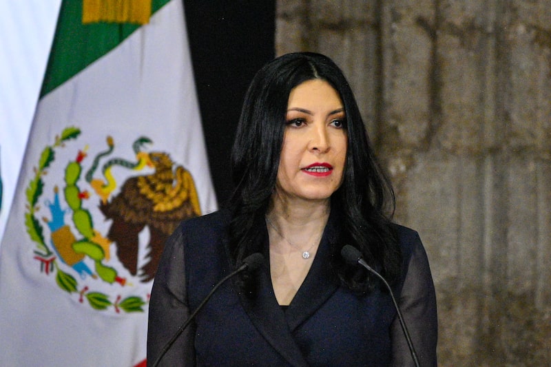 Victoria Rodríguez Ceja, gobernadora de Banxico, durante el evento conmemorativo de los 100 años de la fundación de Banxico, en Ciudad de México el 25 de agosto de 2025. Victoria Rodríguez Ceja, gobernadora de Banxico, durante el evento conmemorativo de los 100 años de la fundación de Banxico, en Ciudad de México el 25 de agosto de 2025.