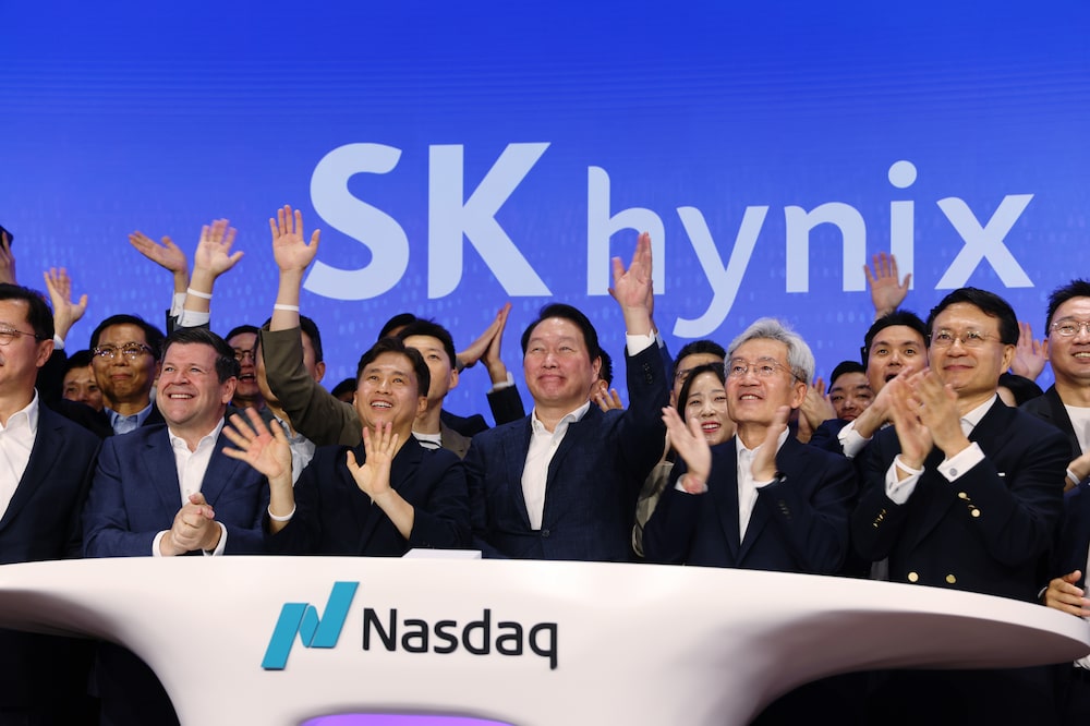 Chey Tae-won, chairman of SK Group, during the company's IPO at the Nasdaq MarketSite on July 10. Photographer: Michael Nagle/Bloomberg Chey Tae-won, chairman of SK Group, during the company's IPO at the Nasdaq MarketSite on July 10. Photographer: Michael Nagle/Bloomberg