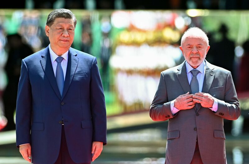 El presidente chino, Xi Jinping, y el brasileño, Luiz Inácio Lula da Silva. El presidente chino, Xi Jinping, y el brasileño, Luiz Inácio Lula da Silva.