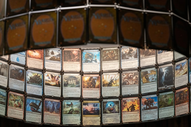 Magic: The Gathering playing cards. Magic: The Gathering playing cards.