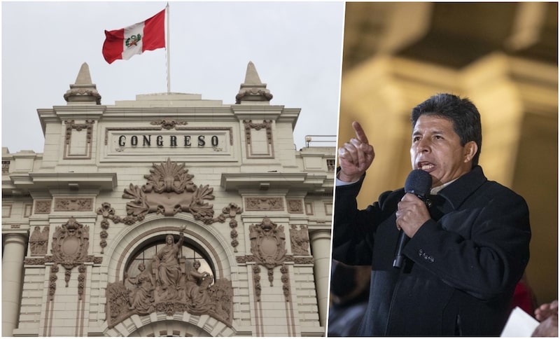 El Pleno del Congreso votó a favor de la moción de vacancia presidencial tras el golpe de Estado de Pedro Castillo. El Pleno del Congreso votó a favor de la moción de vacancia presidencial tras el golpe de Estado de Pedro Castillo.