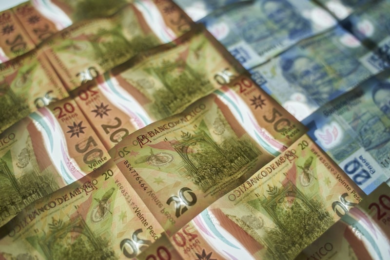 Billetes de 20 pesos mexicanos. Billetes de 20 pesos mexicanos.