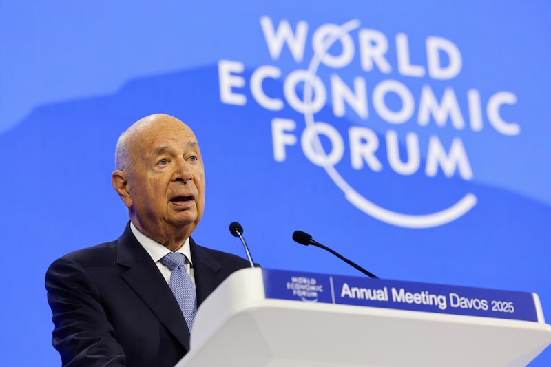 Klaus Schwab, fundador del Foro Económico Mundial. Fotógrafo: Stefan Wermuth/Bloomberg. Klaus Schwab, fundador del Foro Económico Mundial. Fotógrafo: Stefan Wermuth/Bloomberg.