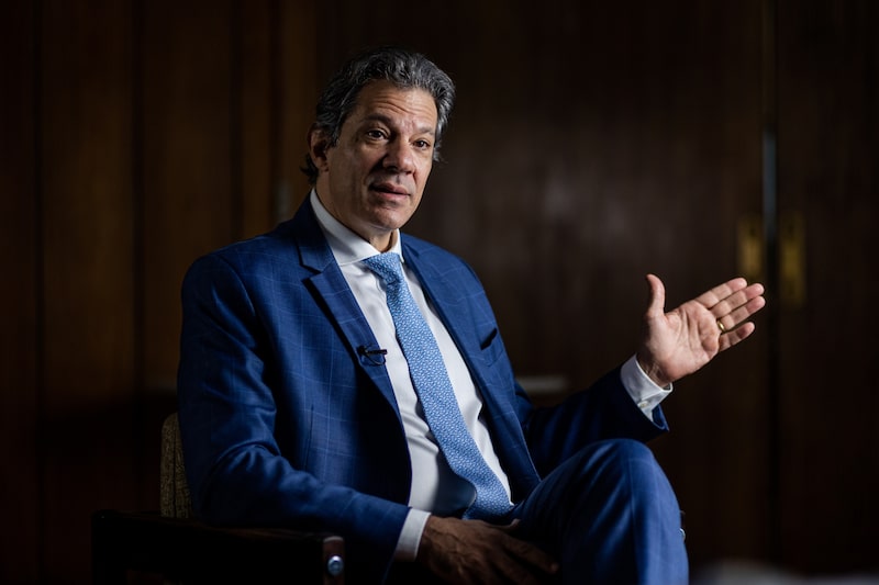 El ministro de Hacienda de Brasil, Fernando Haddad. Fotógrafo: Arthur Menescal/Bloomberg. El ministro de Hacienda de Brasil, Fernando Haddad. Fotógrafo: Arthur Menescal/Bloomberg.