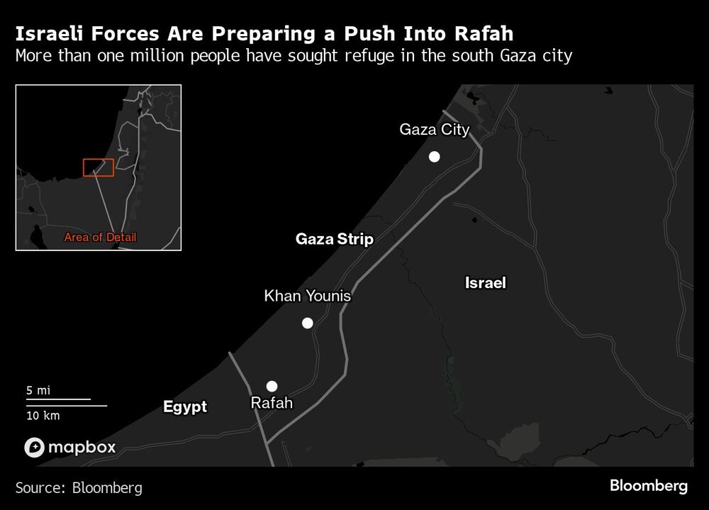 Israeli Forces Are Preparing a Push Into Rafah | More than one million people have sought refuge in the south Gaza city Israeli Forces Are Preparing a Push Into Rafah | More than one million people have sought refuge in the south Gaza city