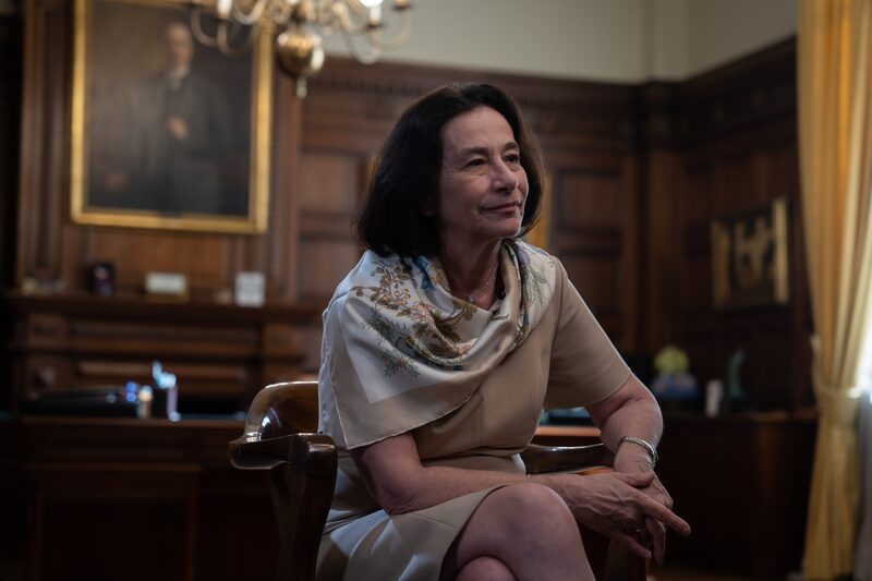 La presidenta del Banco Central de Chile. La presidenta del Banco Central de Chile.