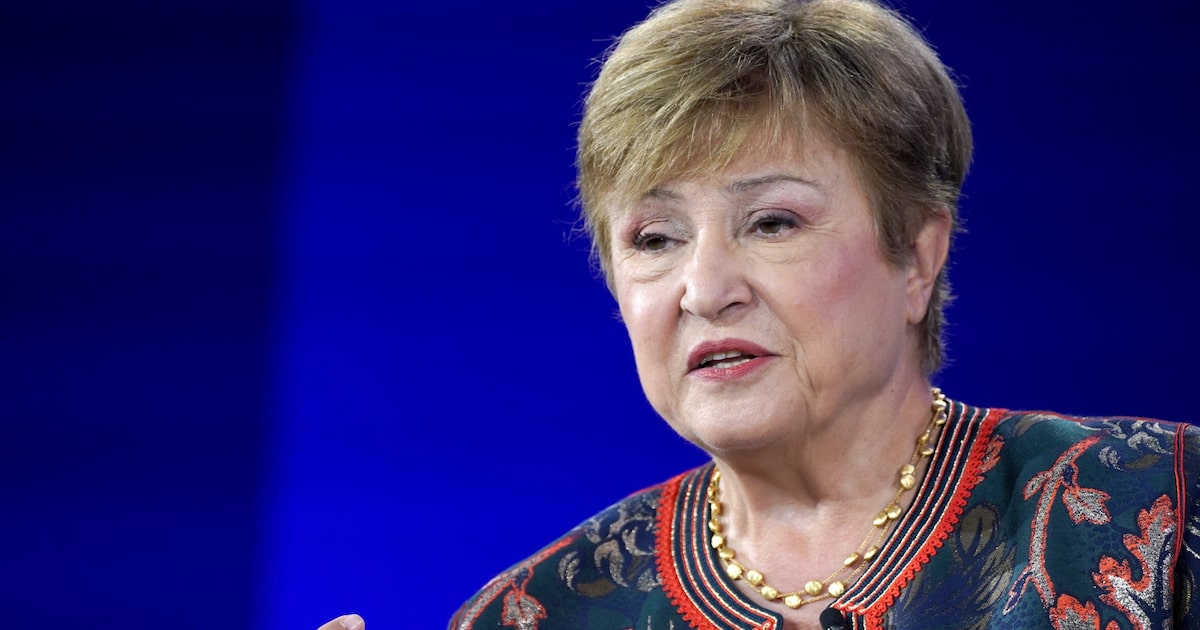 Photo: bloomberglinea.com Kristalina Georgieva. Fotógrafo: Riccardo Savi/Getty Images