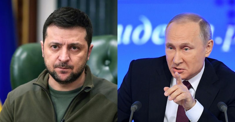 Zelenskiy y Putin, los presidentes de Ucrania y Rusia, enfrentados en una guerra Zelenskiy y Putin, los presidentes de Ucrania y Rusia, enfrentados en una guerra