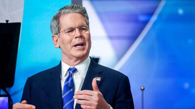 Bessent ‘segue’ Trump e diz que Fed deveria reduzir os juros em até 1,75 ponto Bessent ‘segue’ Trump e diz que Fed deveria reduzir os juros em até 1,75 ponto