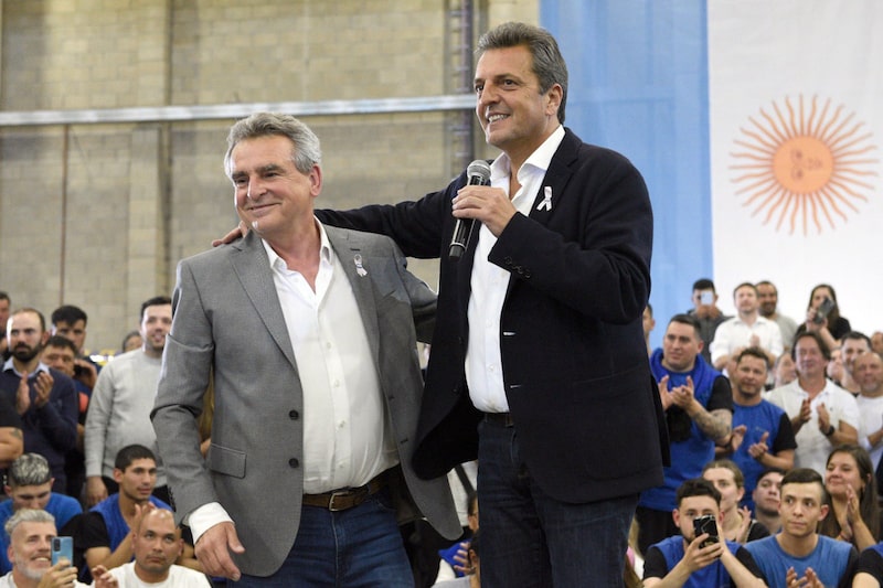 Agustín Rossi y Sergio Massa Agustín Rossi y Sergio Massa