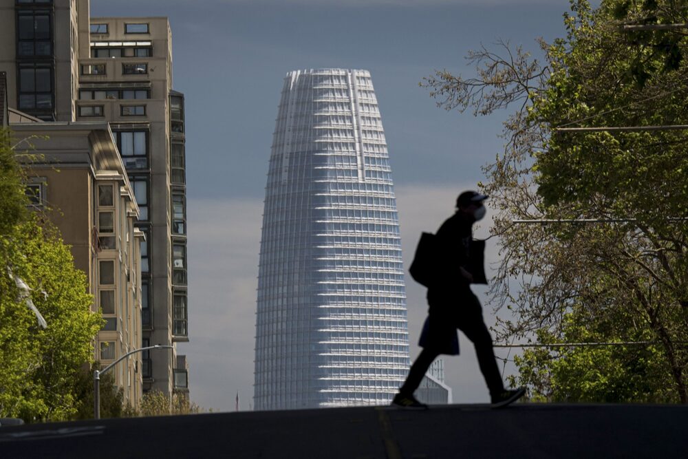 Torre SalesForce en San Francisco. Fotógrafo: David Paul Morris/Bloomberg Torre SalesForce en San Francisco. Fotógrafo: David Paul Morris/Bloomberg