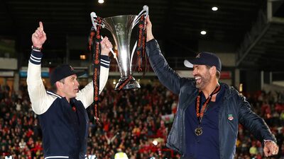 Ryan Reynolds comprou o Wrexham por US$ 2,6 mi em 2021. Hoje vale US$ 130 milhões Ryan Reynolds comprou o Wrexham por US$ 2,6 mi em 2021. Hoje vale US$ 130 milhões