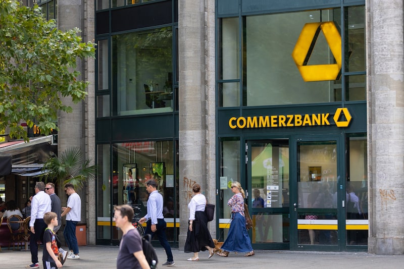 Sede de Commerzbank em Berlim, na Alemanha Sede de Commerzbank em Berlim, na Alemanha