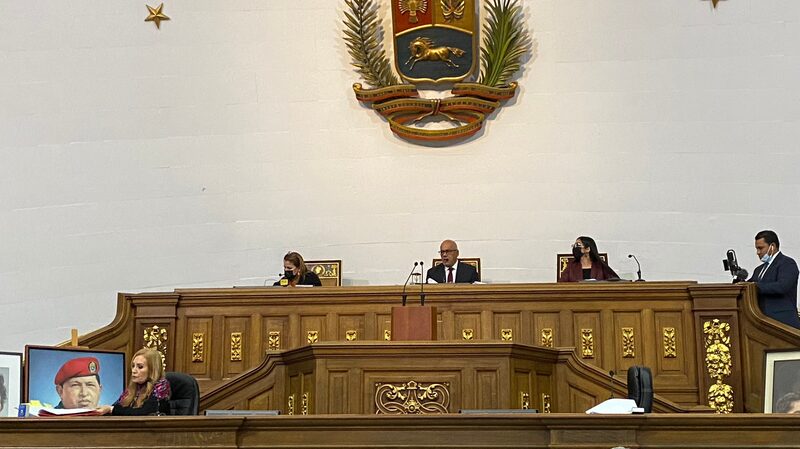 Jorge Rodríguez presidió la sesión ordinaria de la Asamblea Nacional de mayoría chavista, electa en 2020 Jorge Rodríguez presidió la sesión ordinaria de la Asamblea Nacional de mayoría chavista, electa en 2020
