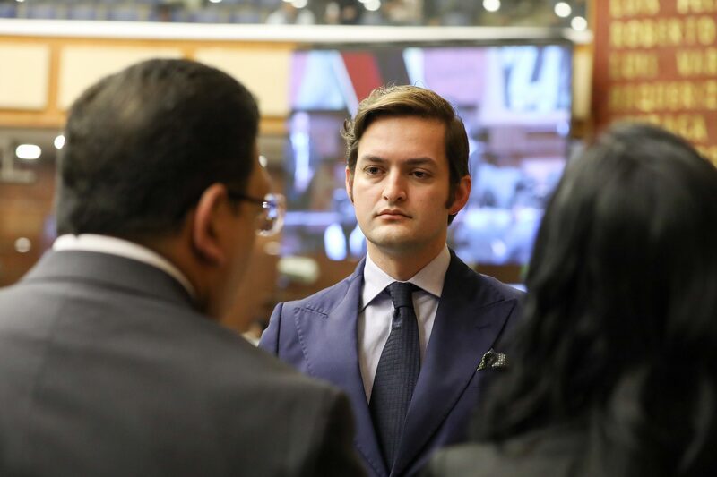 El asambleísta del PSC, Esteban Torres, fue uno de los interpelantes en el juicio político contra Guillermo Lasso. El asambleísta del PSC, Esteban Torres, fue uno de los interpelantes en el juicio político contra Guillermo Lasso.