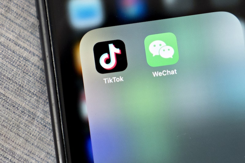 O WeChat pertence à Tencent, e o TikTok, à ByteDance O WeChat pertence à Tencent, e o TikTok, à ByteDance