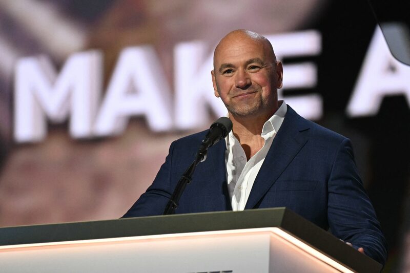 O CEO do Ultimate Fighting Championship, Dana White, é considerado um dos principais defensores de Donald Trump O CEO do Ultimate Fighting Championship, Dana White, é considerado um dos principais defensores de Donald Trump