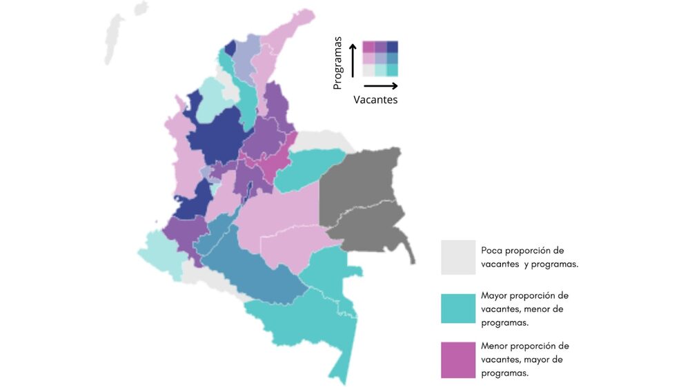 Elaboración de SCORE a partir de información del Índice Departamental de
Competitividad e información recopilada de portales de empleo web. Elaboración de SCORE a partir de información del Índice Departamental de
Competitividad e información recopilada de portales de empleo web.