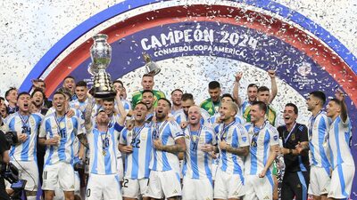 Máximos ganadores de la Copa América tras el triunfo de Argentina y Messi contra Colombia Máximos ganadores de la Copa América tras el triunfo de Argentina y Messi contra Colombia