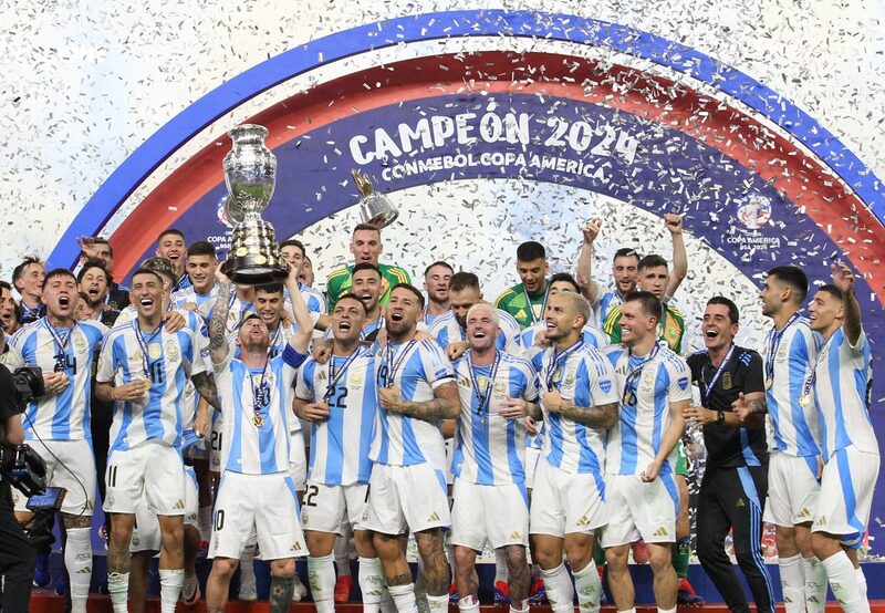 Máximos ganadores de la Copa América tras el triunfo de Argentina y Messi contra Colombia Máximos ganadores de la Copa América tras el triunfo de Argentina y Messi contra Colombia