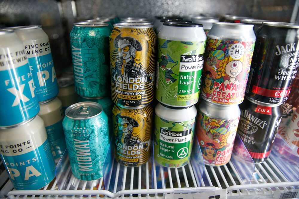 Craft beer available at one of the Gorillas Technologies GmbH 'dark stores' in Shoreditch in London, U.K., on Thursday, May 20, 2021. German food delivery company Delivery Hero SE plans to invest in grocery startup Gorillas as part of a $1 billion funding round, according to people familiar with the matter. Photographer: Hollie Adams/Bloomberg Craft beer available at one of the Gorillas Technologies GmbH 'dark stores' in Shoreditch in London, U.K., on Thursday, May 20, 2021. German food delivery company Delivery Hero SE plans to invest in grocery startup Gorillas as part of a $1 billion funding round, according to people familiar with the matter. Photographer: Hollie Adams/Bloomberg