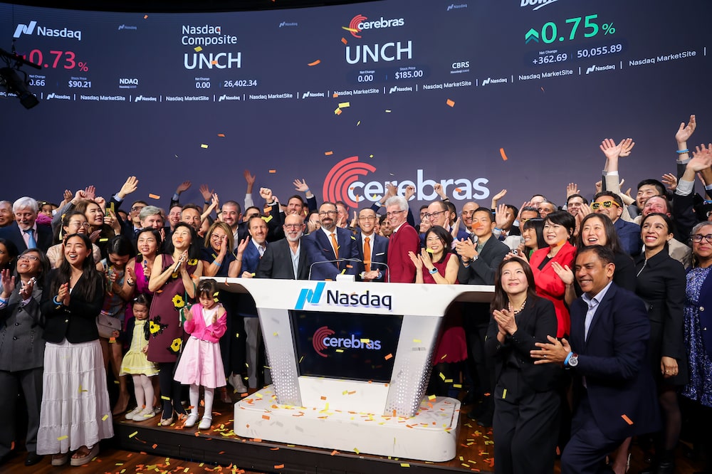 Cerebras Systems IPO At The Nasdaq MarketSite Cerebras Systems IPO At The Nasdaq MarketSite