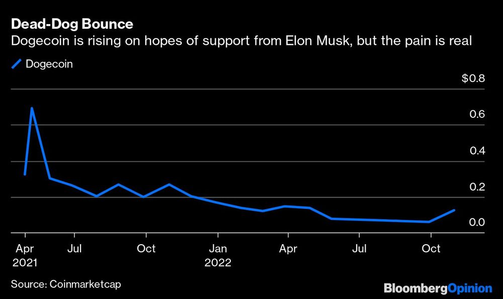 Dogecoin sube con la esperanza de recibir apoyo de Elon Musk, pero el dolor es real Dogecoin sube con la esperanza de recibir apoyo de Elon Musk, pero el dolor es real