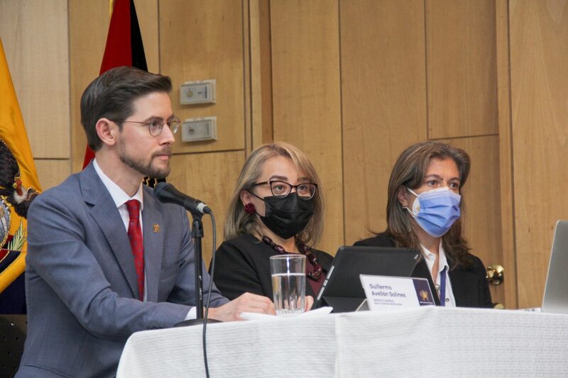 El gerente del Banco Central de Ecuador, Guillermo Avellán, presentó las cifras de 2021. El gerente del Banco Central de Ecuador, Guillermo Avellán, presentó las cifras de 2021.