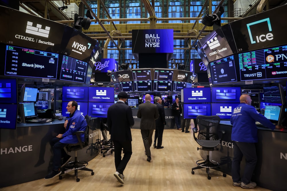 Ball Corp. signage on the floor of the New York Stock Exchange (NYSE) in New York, US, on Monday, Oct. 26, 2026. Anthropic PBC filed for an IPO, warning its technology carried existential risks even as it moved a step closer to being the first company focused primarily on developing the most advanced artificial intelligence models to go public. Photographer: Michael Nagle/Bloomberg Ball Corp. signage on the floor of the New York Stock Exchange (NYSE) in New York, US, on Monday, Oct. 26, 2026. Anthropic PBC filed for an IPO, warning its technology carried existential risks even as it moved a step closer to being the first company focused primarily on developing the most advanced artificial intelligence models to go public. Photographer: Michael Nagle/Bloomberg
