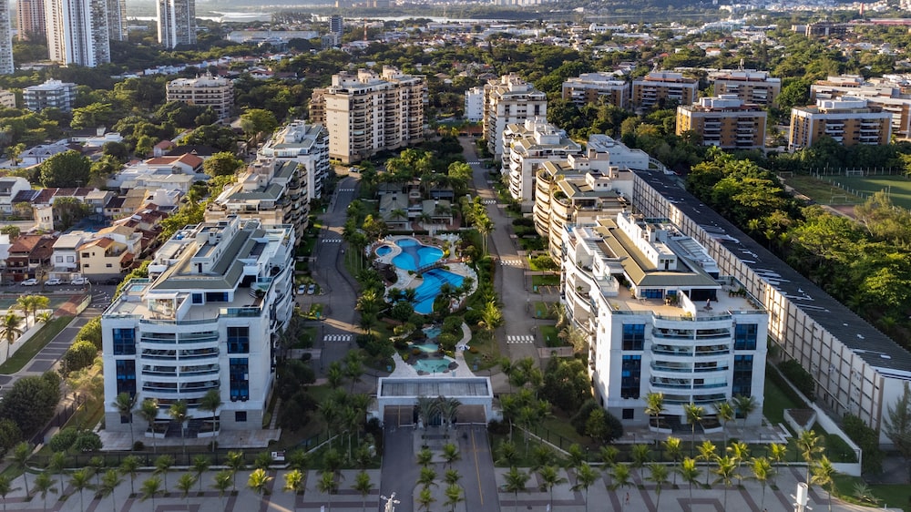 Foto Aéreas de un lujoso condominio ubicado en el barrio de Barra da Tijuca, Río de Janeiro, Brasil, 25 de junio de 2024 Foto Aéreas de un lujoso condominio ubicado en el barrio de Barra da Tijuca, Río de Janeiro, Brasil, 25 de junio de 2024
