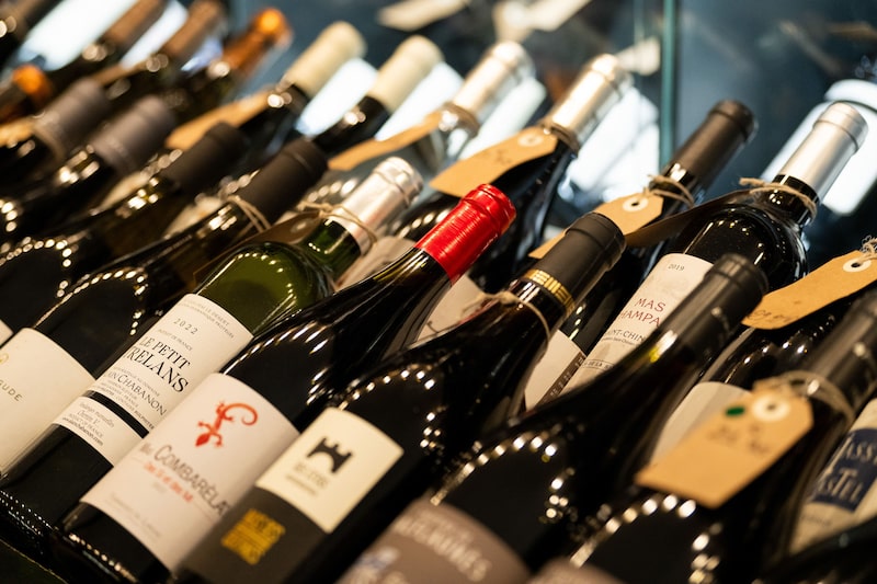 Bottles of French wine for sale in a store in Paris, France, on Monday, March 17, 2025. President Donald Trump threatened to impose a 200% tariff on wine, champagne and other alcoholic beverages from France and elsewhere in the European Union, the latest escalation in the brewing transatlantic trade war. Photographer: Benjamin Girette/Bloomberg Bottles of French wine for sale in a store in Paris, France, on Monday, March 17, 2025. President Donald Trump threatened to impose a 200% tariff on wine, champagne and other alcoholic beverages from France and elsewhere in the European Union, the latest escalation in the brewing transatlantic trade war. Photographer: Benjamin Girette/Bloomberg