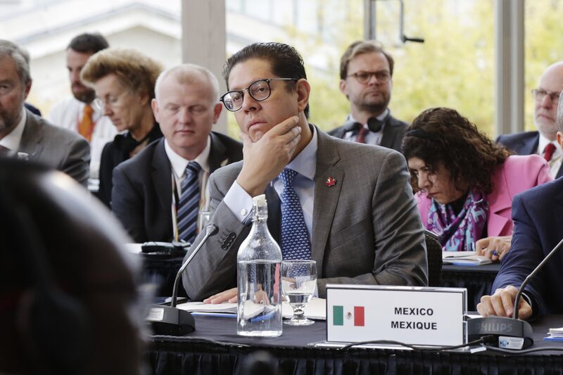 Juan Carlos Baker, Mexico's undersecretary of foreign trade, listens during the Ottawa Ministerial for World Trade Organization Reform in Ottawa, Ontario, Canada, on Thursday, Oct. 25, 2018. The trade gathering comes at a precarious moment for the WTO, which is struggling to contain an escalating trade war between the U.S. and China, the world's two largest economies. Photographer: David Kawai/Bloomberg Juan Carlos Baker, Mexico's undersecretary of foreign trade, listens during the Ottawa Ministerial for World Trade Organization Reform in Ottawa, Ontario, Canada, on Thursday, Oct. 25, 2018. The trade gathering comes at a precarious moment for the WTO, which is struggling to contain an escalating trade war between the U.S. and China, the world's two largest economies. Photographer: David Kawai/Bloomberg