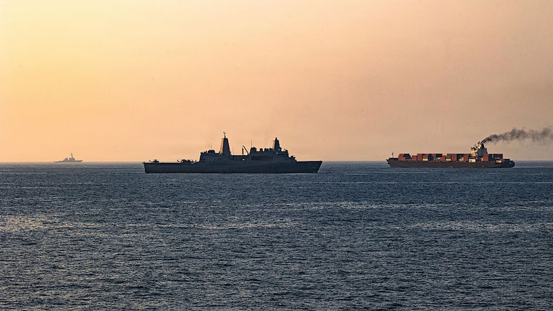 Las fuerzas estadounidenses patrullan el Mar Arábigo. Fuente: Marina de los EE.UU./Getty Images Las fuerzas estadounidenses patrullan el Mar Arábigo. Fuente: Marina de los EE.UU./Getty Images