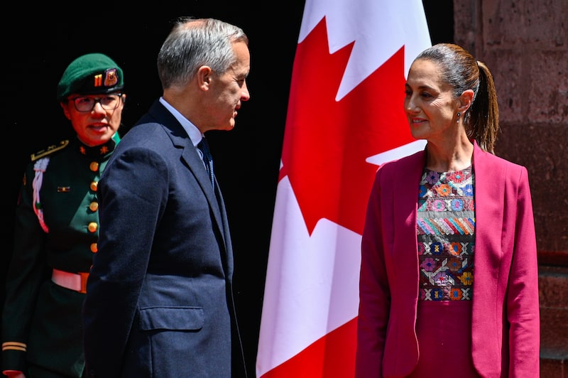 Visita oficial del primer ministro de Canadá, Mark Carney, a México. El líder arribó a Palacio Nacional donde fue recibido por la presidenta de México, Claudia Sheinbaum, del 18 de septiembre de 2025. Visita oficial del primer ministro de Canadá, Mark Carney, a México. El líder arribó a Palacio Nacional donde fue recibido por la presidenta de México, Claudia Sheinbaum, del 18 de septiembre de 2025.