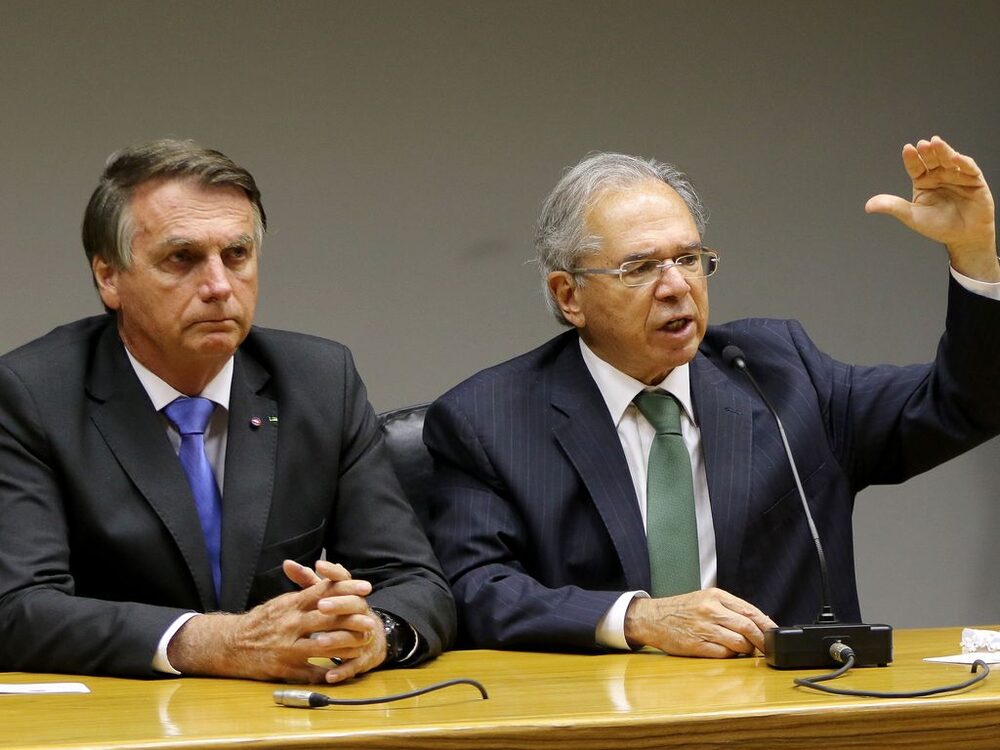 Jair Bolsonaro e Paulo Guedes: ninguém pediu demissão Jair Bolsonaro e Paulo Guedes: ninguém pediu demissão