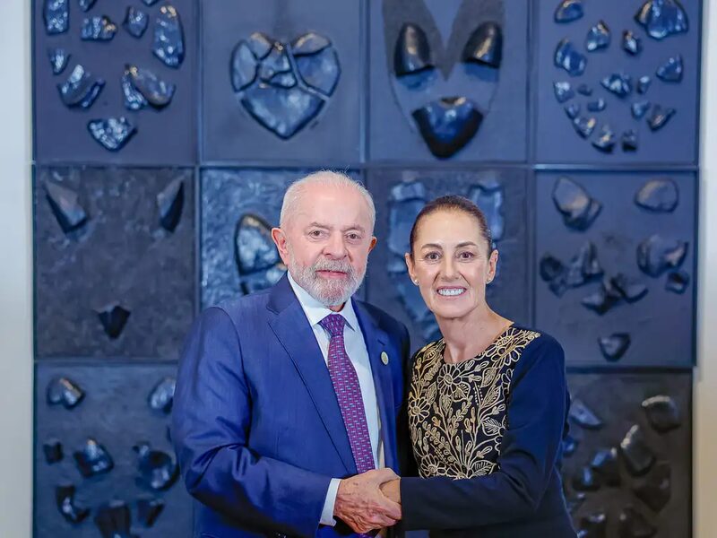 Luiz Inácio Lula da Silva e Claudia Sheinbaum Luiz Inácio Lula da Silva e Claudia Sheinbaum