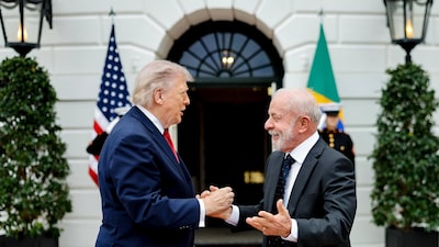 Trump diz que reunião com Lula ocorreu ‘muito bem’ e incluiu comércio e tarifas Trump diz que reunião com Lula ocorreu ‘muito bem’ e incluiu comércio e tarifas