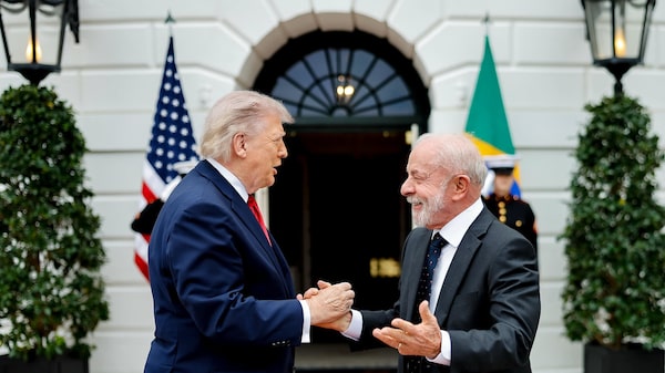 Trump diz que reunião com Lula ocorreu ‘muito bem’ e incluiu comércio e tarifas Trump diz que reunião com Lula ocorreu ‘muito bem’ e incluiu comércio e tarifas