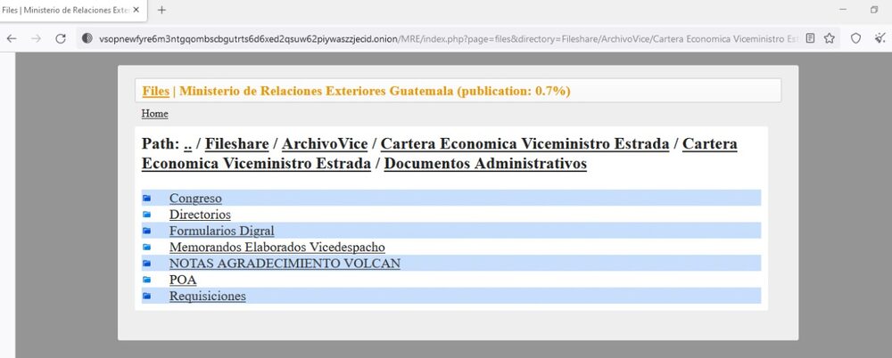 Aquí se observan carpetas de copias de seguridad del personal de los consulados. Aquí se observan carpetas de copias de seguridad del personal de los consulados.
