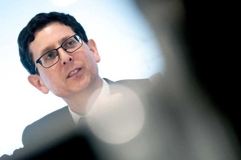Phillip Swagel, director of the Congressional Budget office, during an interview in Washington, DC, US, on Wednesday, May 8, 2024. The cost of extending the 2017 tax cuts enacted under President Donald Trump has expanded to $3.8 trillion over ten years, putting a massive price tag on what is likely to be a top issue in Washington next year, according to new estimates from Congresss fiscal scorekeeper. Phillip Swagel, director of the Congressional Budget office, during an interview in Washington, DC, US, on Wednesday, May 8, 2024. The cost of extending the 2017 tax cuts enacted under President Donald Trump has expanded to $3.8 trillion over ten years, putting a massive price tag on what is likely to be a top issue in Washington next year, according to new estimates from Congresss fiscal scorekeeper.