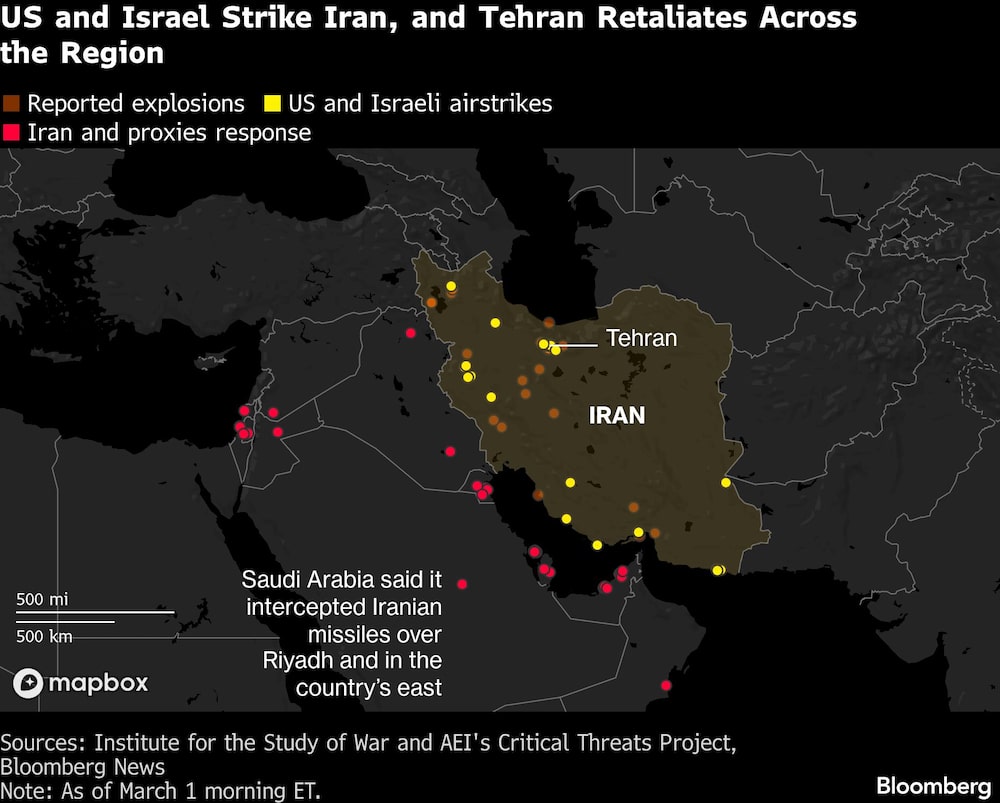 US and Israel Strike Iran, and Tehran Retaliates Across the Region US and Israel Strike Iran, and Tehran Retaliates Across the Region