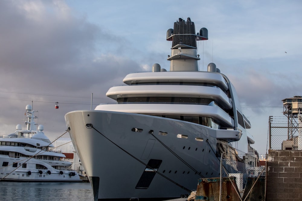 O iate Solaris do bilionário Roman Abramovich O iate Solaris do bilionário Roman Abramovich