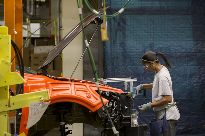 Operations Inside A Nissan Motor Co. Facility Ahead Of Durable Goods Orders Operations Inside A Nissan Motor Co. Facility Ahead Of Durable Goods Orders