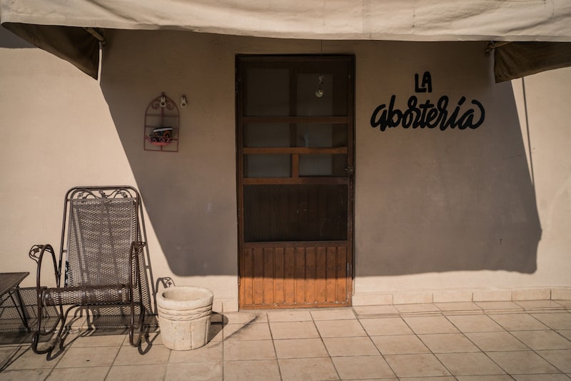 "La Aborteria" in Guadalupe, Nuevo Len, Mexico. "La Aborteria" in Guadalupe, Nuevo Len, Mexico.